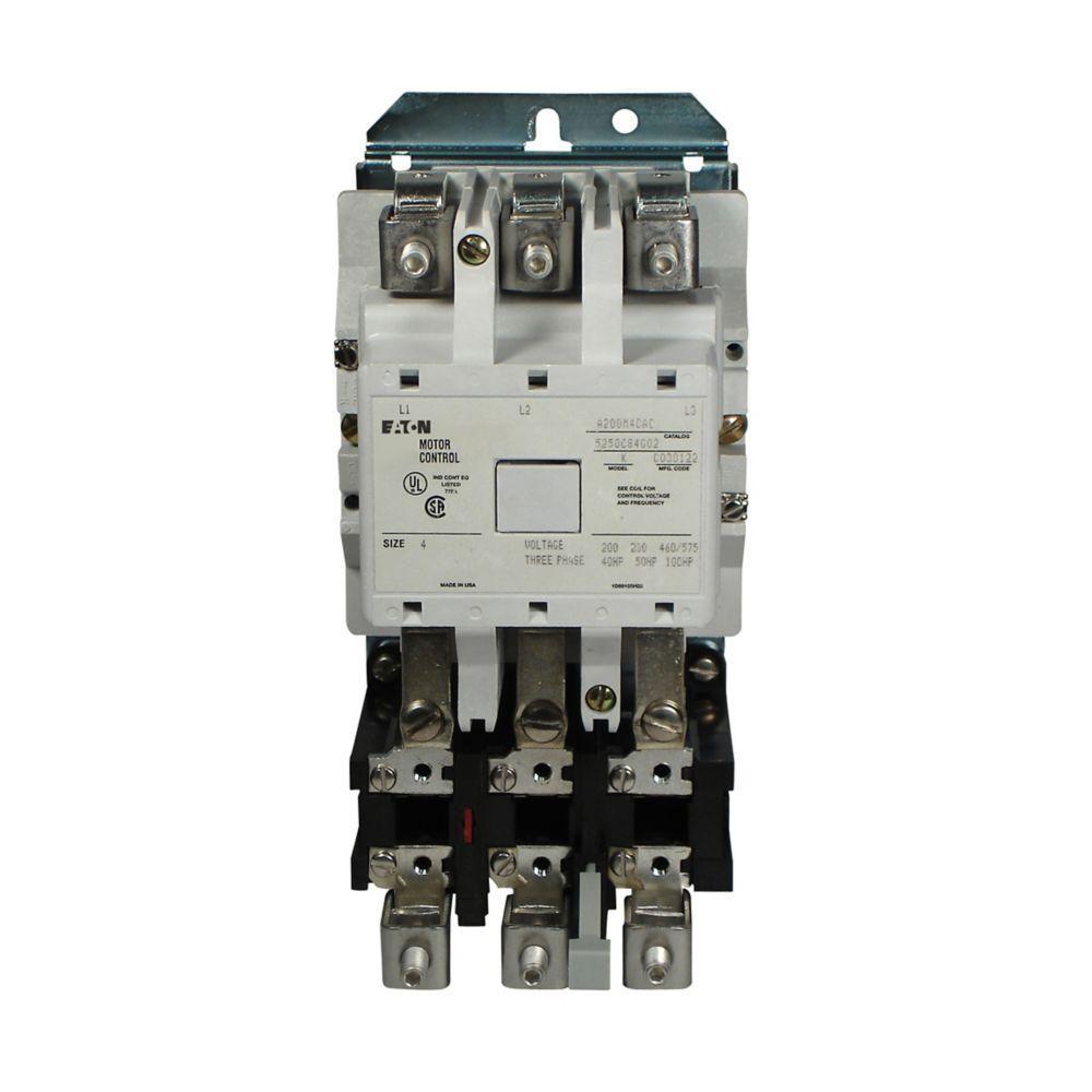 A200M4CAC CH A200 - STARTER, SIZE 4, OPEN, 3 POLE, 120V / 60HZ COIL