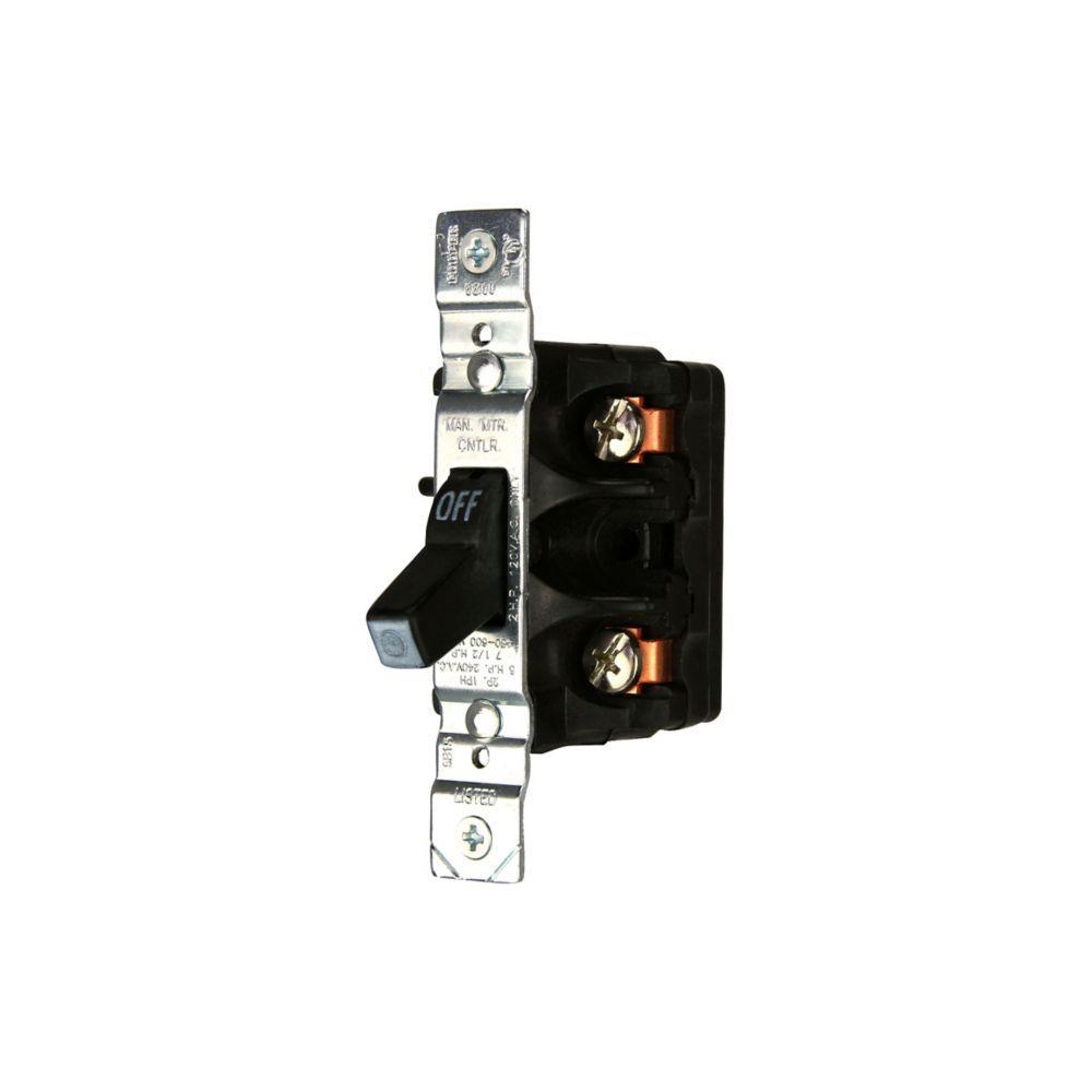 AH6810U CWD 30A 2P MANUAL CONTACTOR W/O OVERLOADS