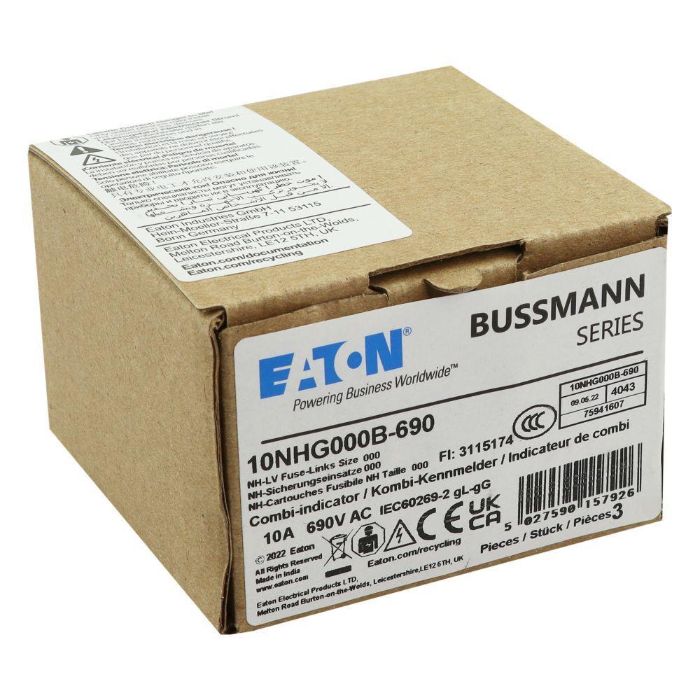 10NHG000B-690 NH FUSE 10AMP 690V GG SIZE 000