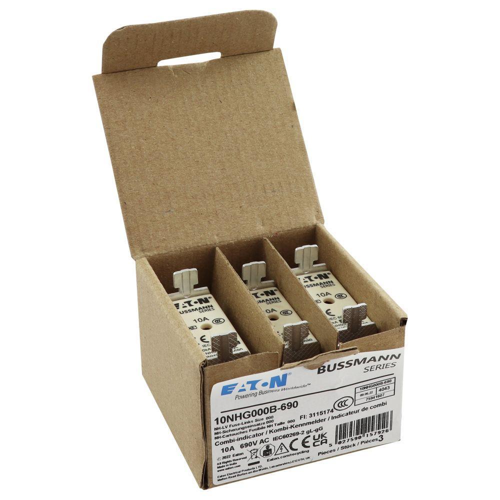 10NHG000B-690 NH FUSE 10AMP 690V GG SIZE 000