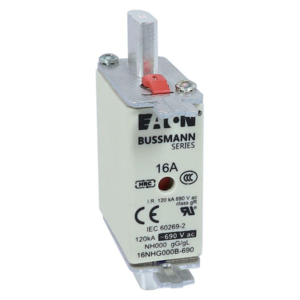 16NHG000B-690 BUSS NH FUSE 16AMP 690V gG SIZE 000 05171218839