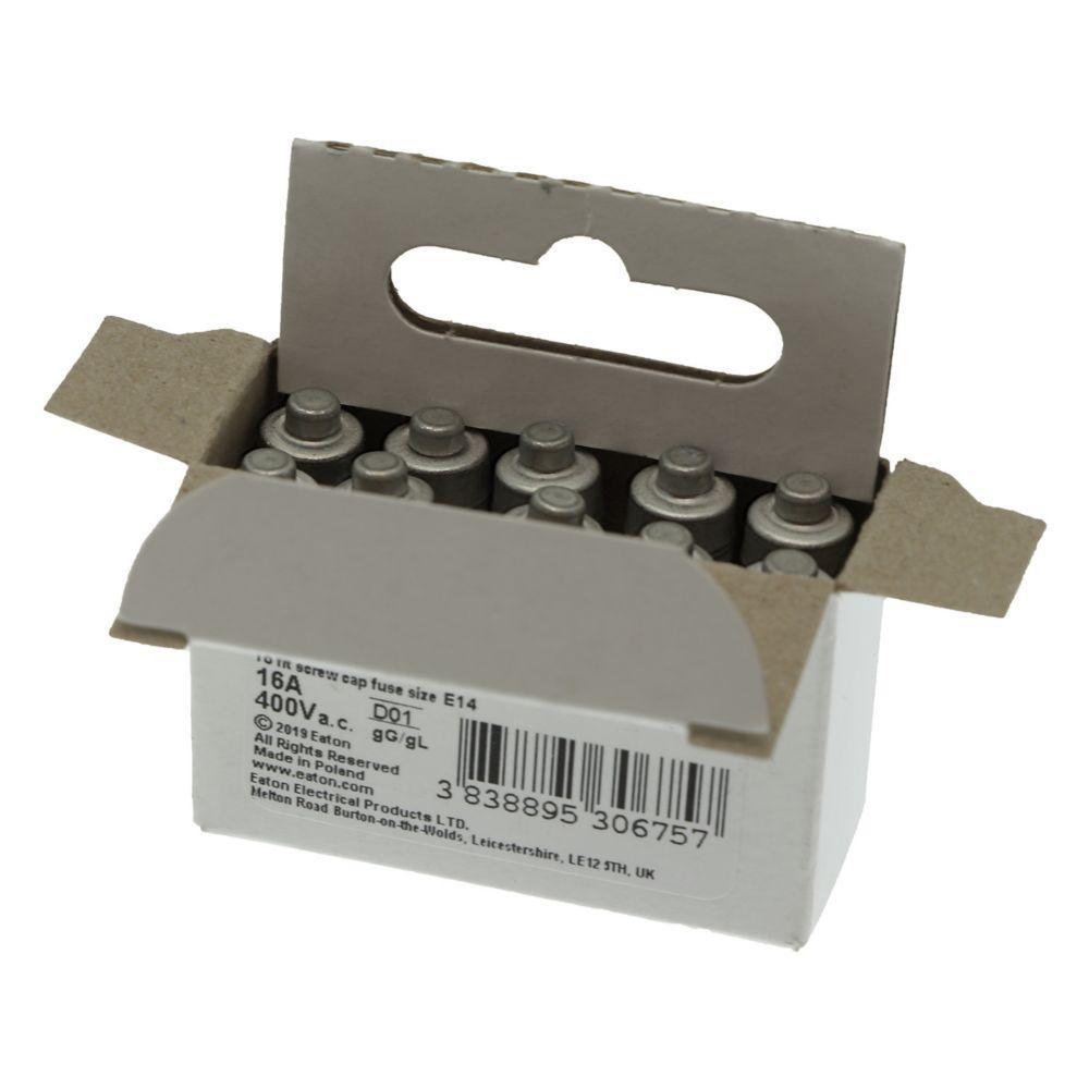 16NZ01 BUS 440V NEOZED FUSE LINKS (10)
