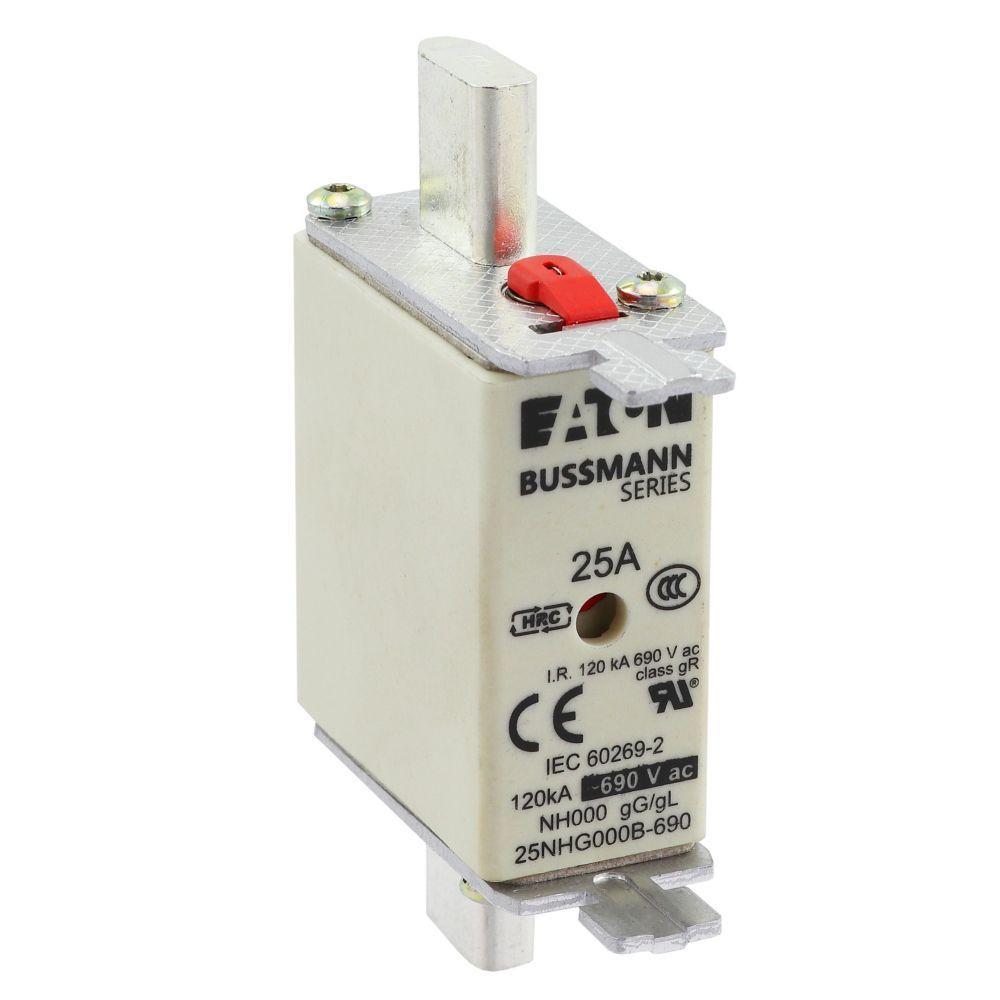 25NHG000B-690 NH FUSE 25AMP 690V GG SIZE 000