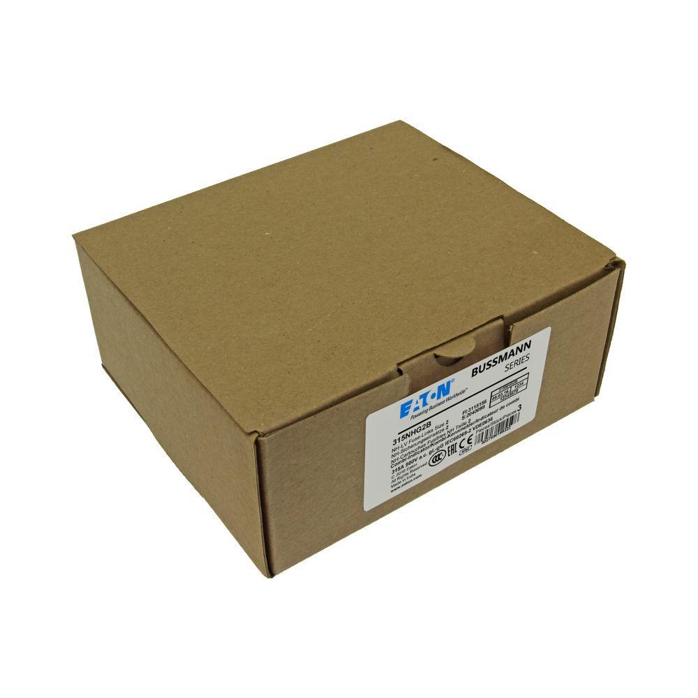 315NHG2B BUSSMANN NH FUSE 315A 500V GG/GL SIZE-2 (3) 05171262617
