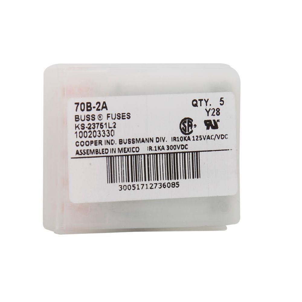 70D5A BUSS TELEPHONE FUSE