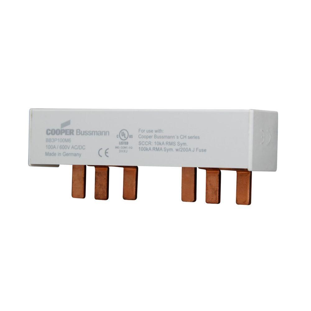 BB3P100M6 BUSSMANN THREE PHASE BB 100A, 6 PINS, ASSEMBLED (1)