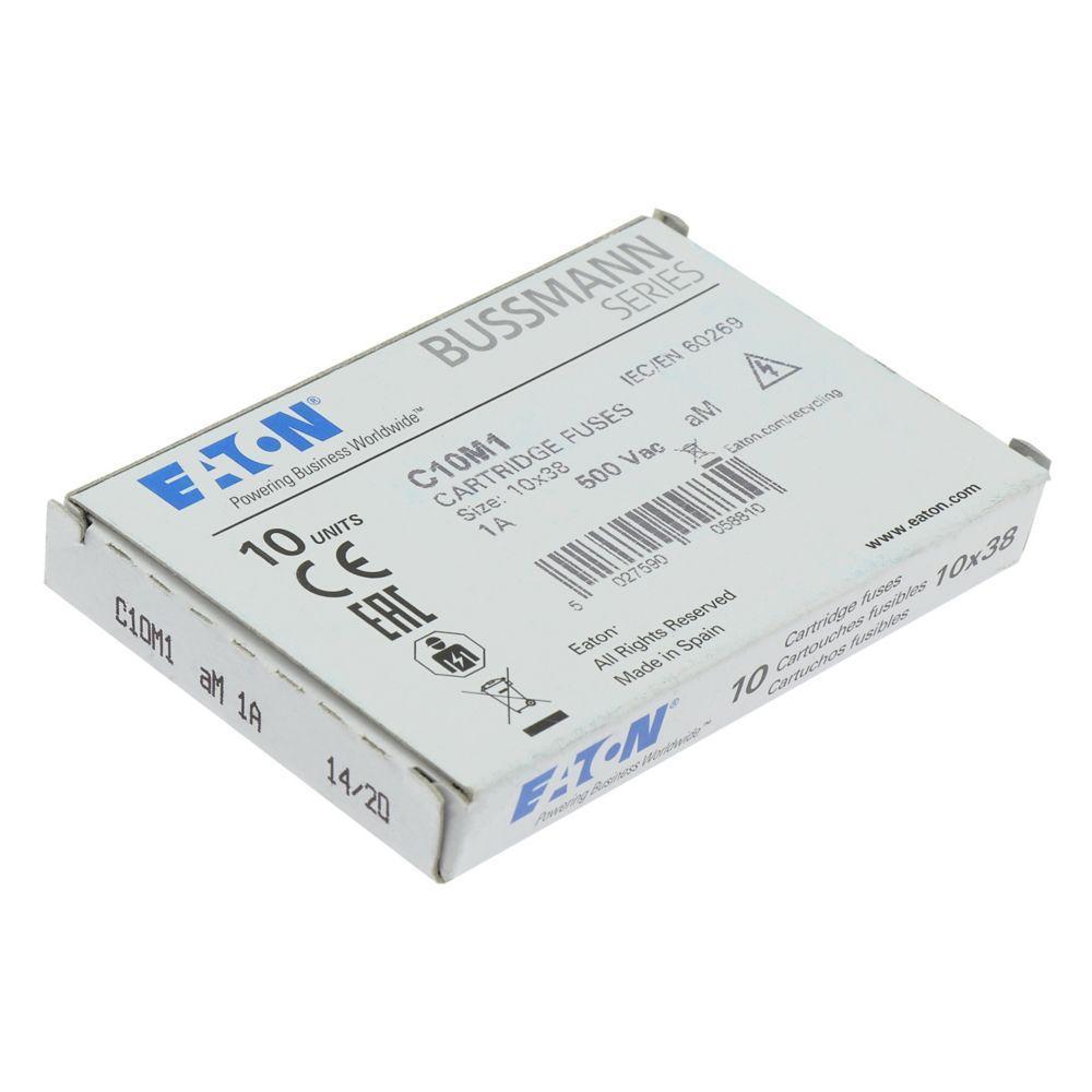 C10M1 BUSSMANN 10X38 1AMP FUSE