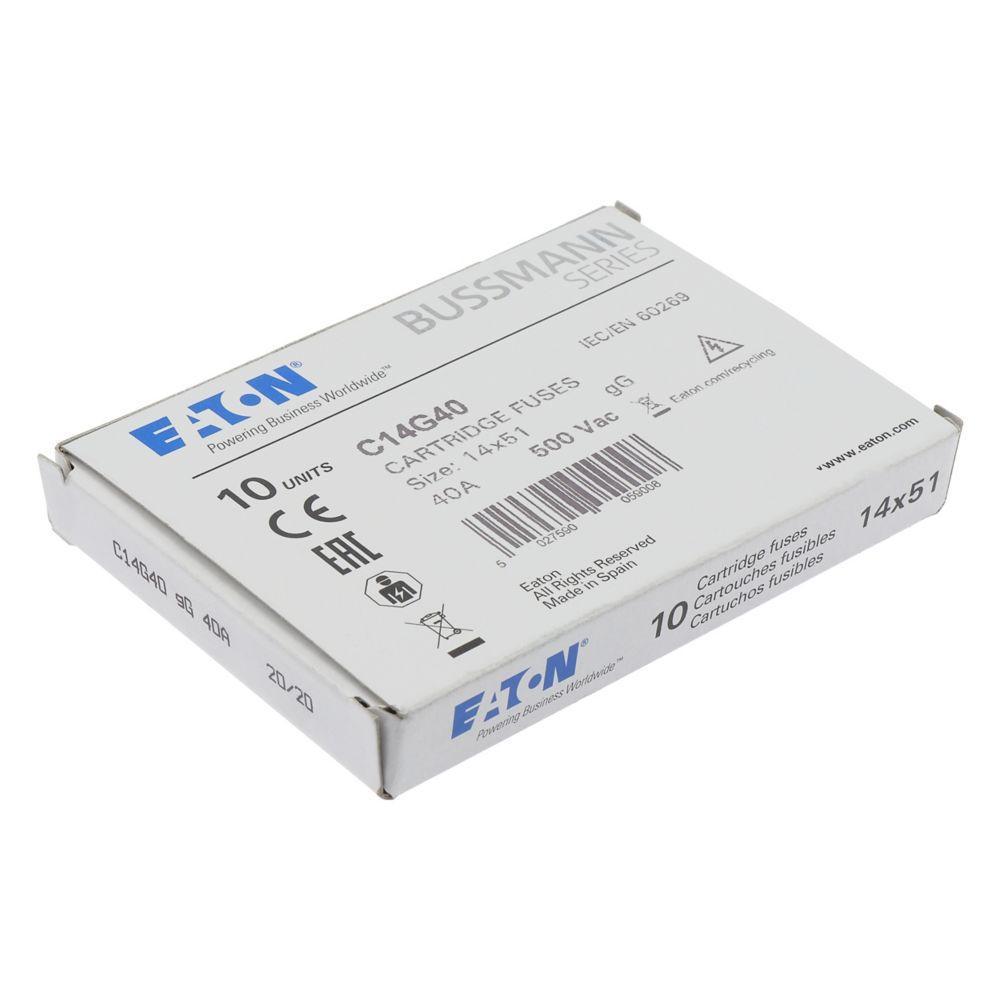 C14G40 BUS CYLINDRICAL FUSES (10)