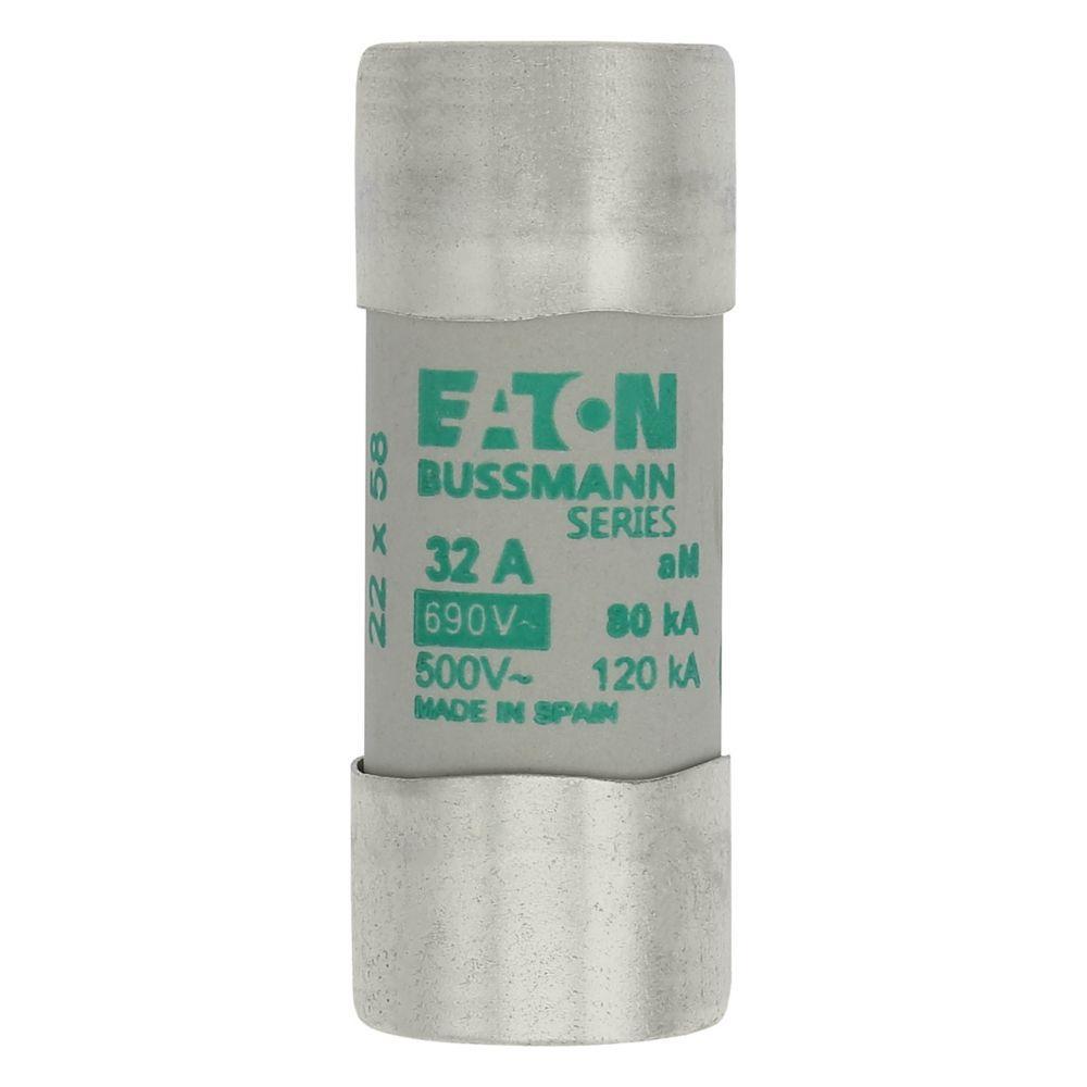 C22M32 BUSSMANN CYLINDRICAL FUSE 22 X 58 32A AM 690V AC