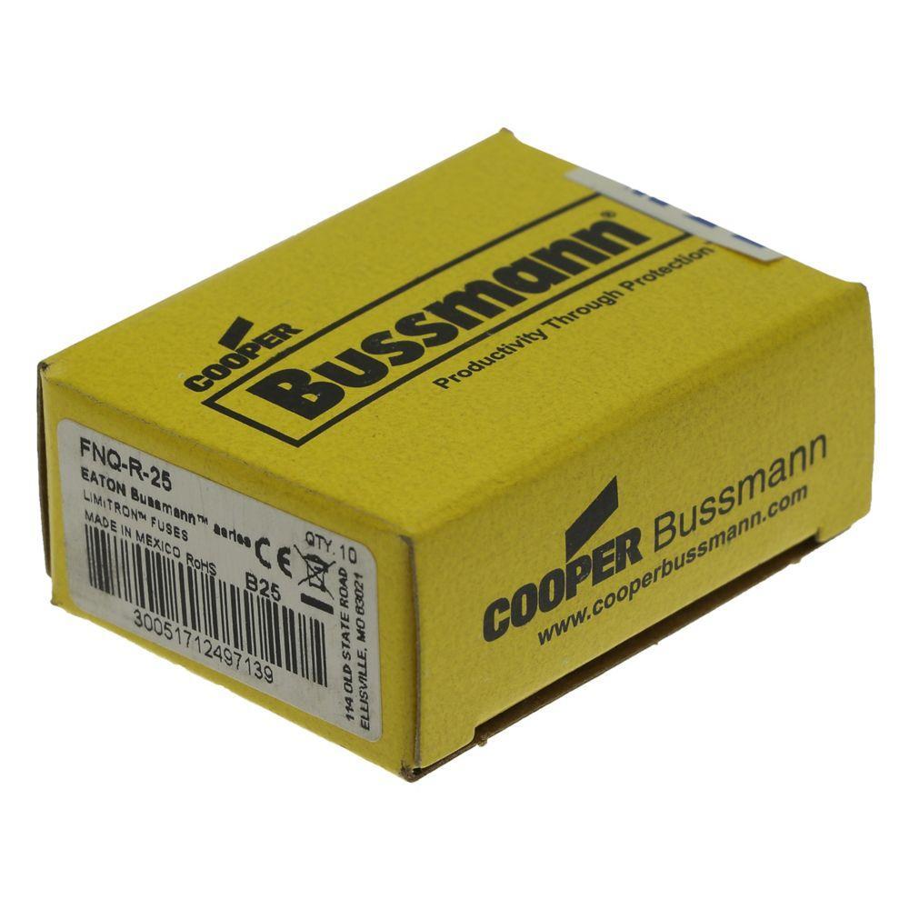 FNQ-R-25 BUS 25A 600V MIDGET FUSE