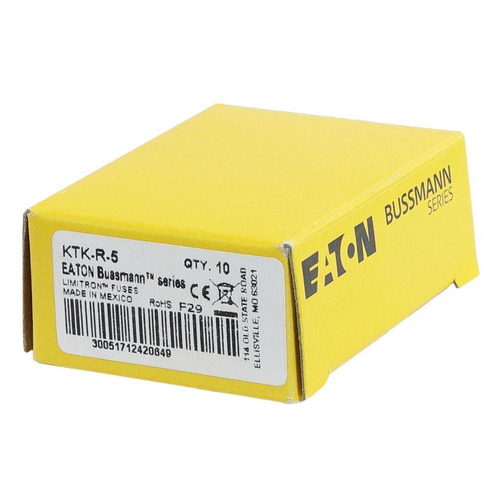KTK-R-5 BUS FUSE 600V CLASS CC FAST ACTING CC