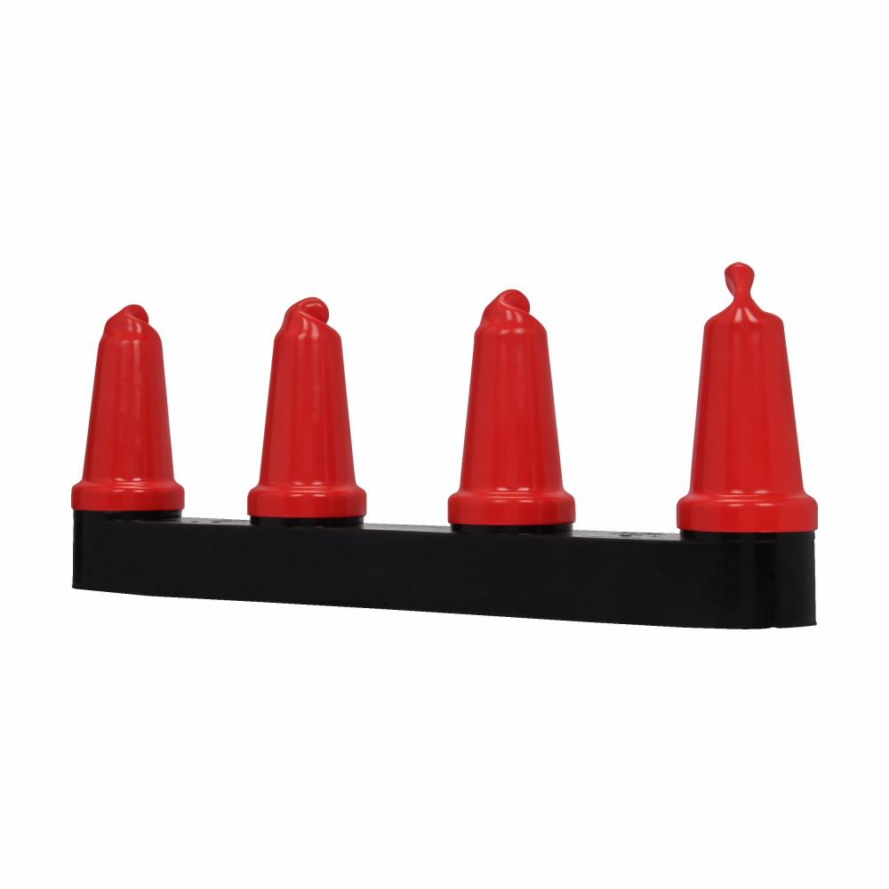 DJ635A4U COOPER POWER 35KV 600A DEADBREAK JUNCTION 4-WAY WITH STAINLESS STEEL U-STRAPS