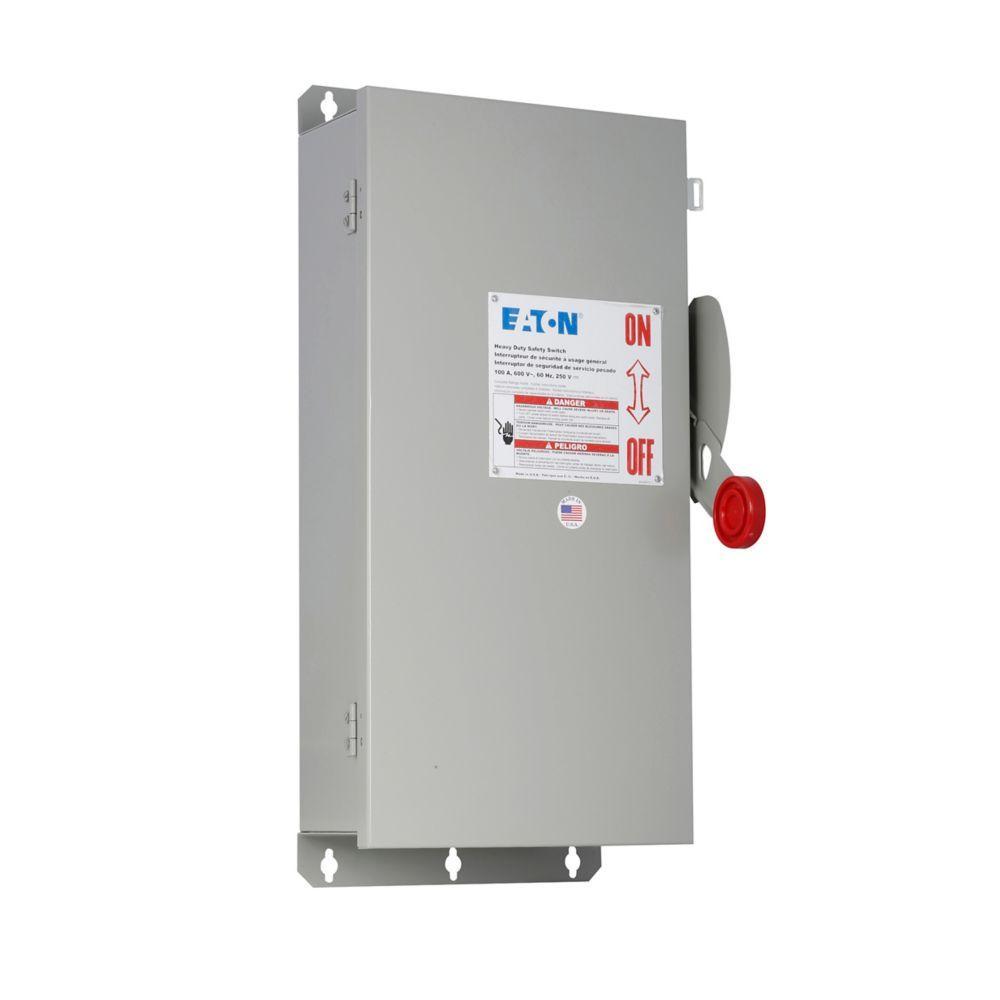 DH363FDK CH SAFETY SWITCH FUSIBLE 3P 100 AMP 600V NEMA 12
