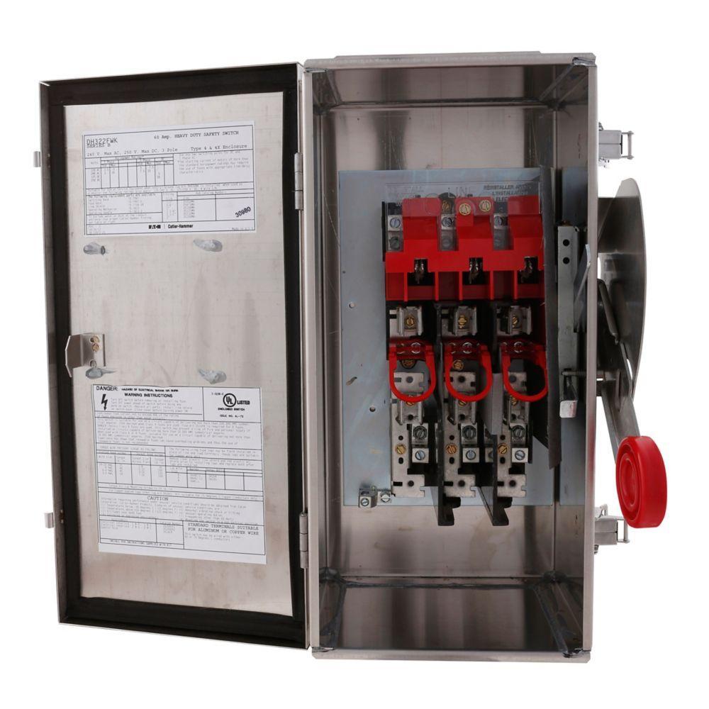 DH322FWKX C-H Harsh Environment Stainless Steel Safety Switch 78211422404