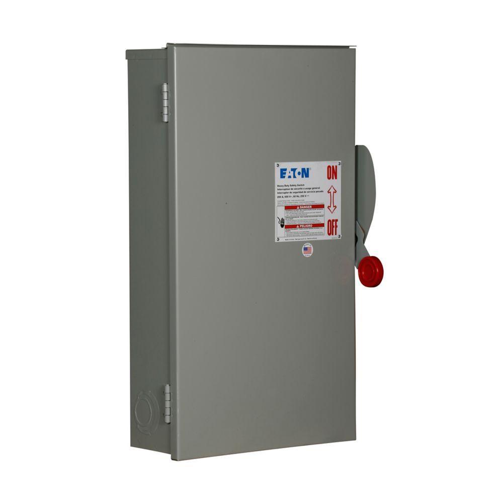 DH364FRK CH SAFETY SWITCH FUSIBLE 3P 200 AMP 600V NEMA 3R