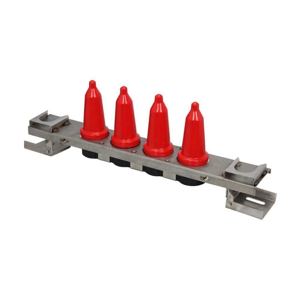 DJ625A4B EATON-PWR JUNCTION,15/25KV,600A,DB,4W,AL,BRKT