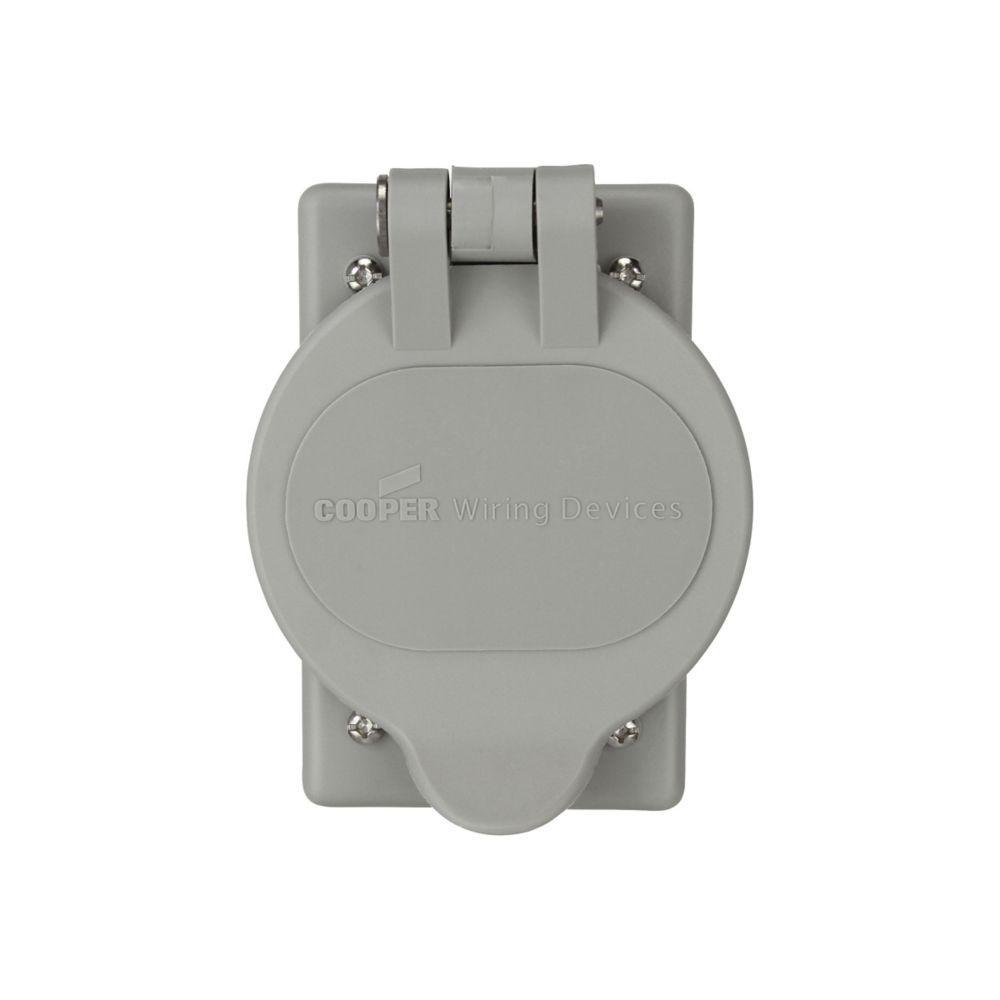WP1 CWD WEATHER PROOF FLIP COVER FOR 15A LKG FLANGED DEVICES