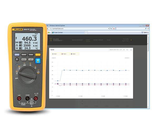 FLK-3000FC FLUKE FC WIRELESS DIGITAL MULTIMETER 4401595