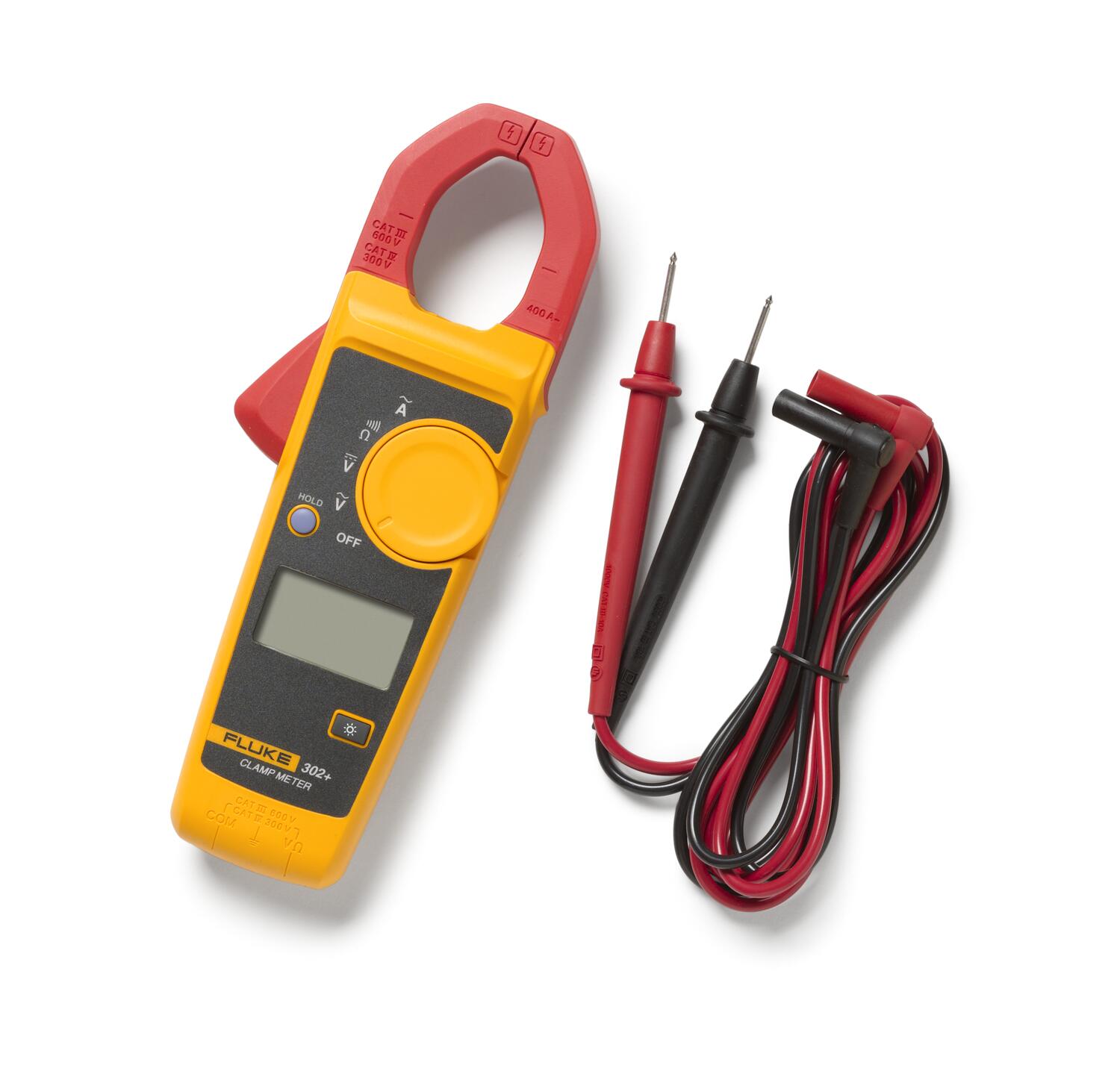 FLUKE-302+-R FLUKE FLUKE 302+ 400A AC TRUE RMS CLAMP METER, RETAIL