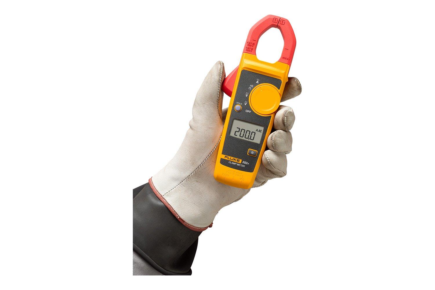 FLUKE-302+-R FLUKE FLUKE 302+ 400A AC TRUE RMS CLAMP METER, RETAIL