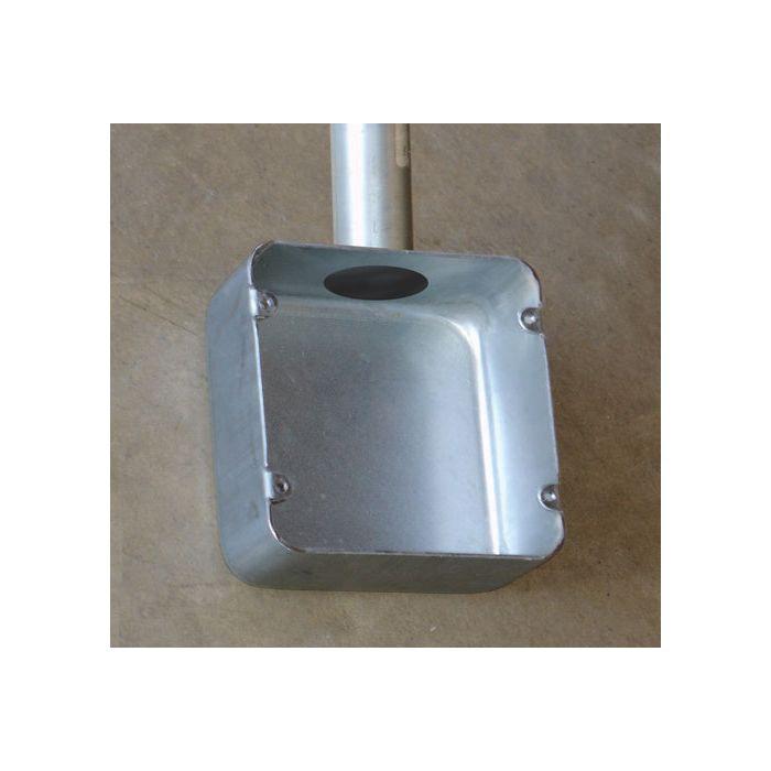 72171-BLNK GARVIN 4-11/16 BLANK DRAWN JUNCTION BOX 2-1/8 IN. DEEP NO KNOCKOUTS