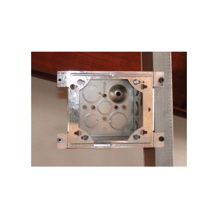 BB4-26 GARVIN UNIVERSAL BOX MOUNTING BRACKET, DUAL TABS, 2-1/2 OR 3-5/8 IN. STUD WALL DEPTH