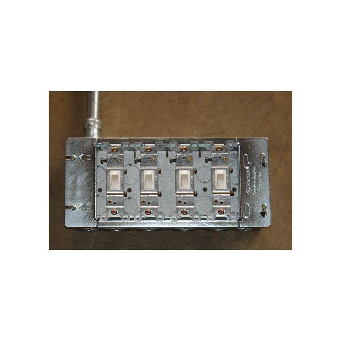 GBDC-124 GARVIN 4G 1/2"RISE MULTI GANG RING