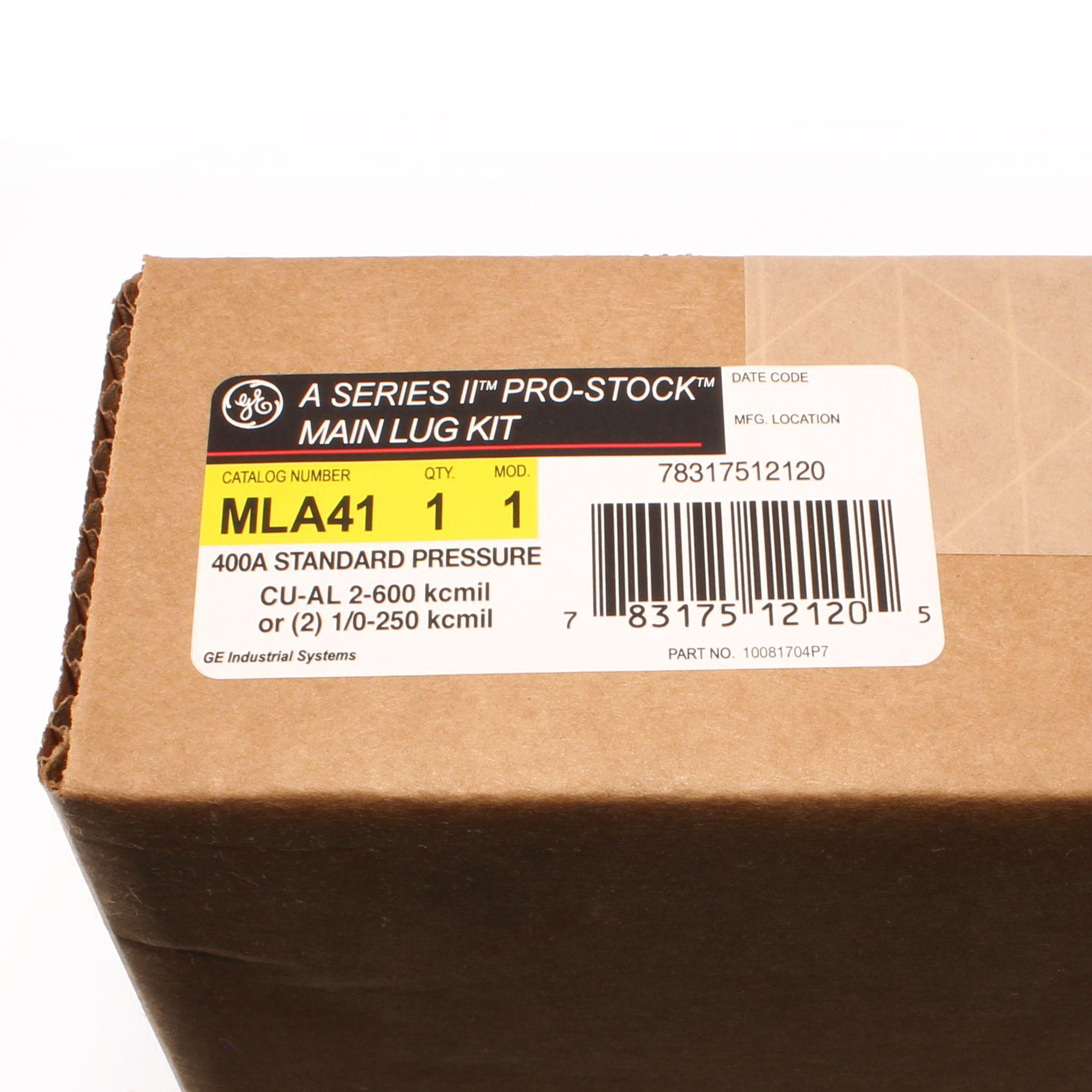 MLA41 GE 400A MAIN LUG KIT, STANDARD PRESSURE