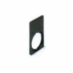 P9ARTBS GEC LEGEND PLATE HOLDER RD NP HOLDER W/BLANK INSERT-RED/BLK 10GC 801701888000