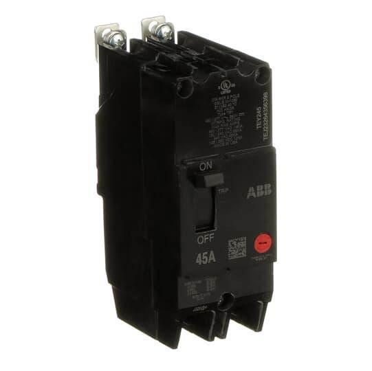 GENERAL ELECTRIC TEY245 MCCB 2P 45A BOLT-ON