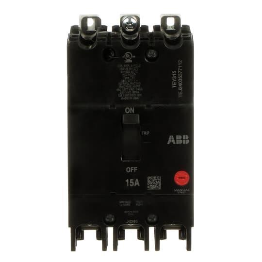 TEY315 GE 3P 480V 15A CB