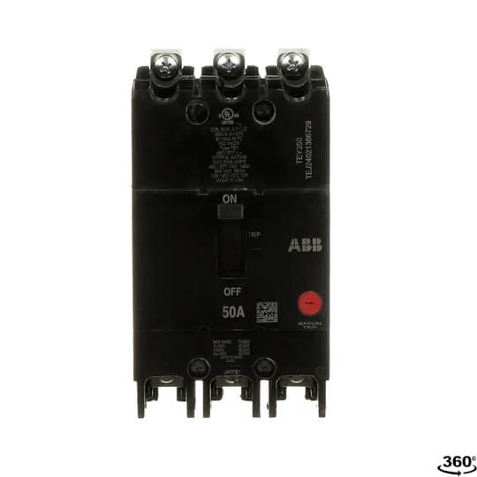 TEY350 GE 3P-50A-480V BREAKER..