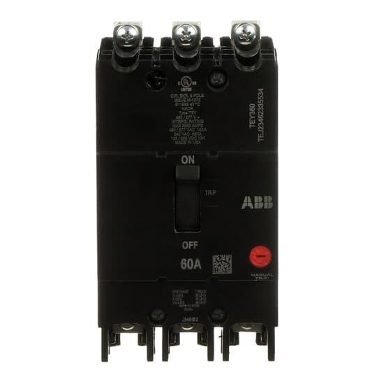 TEY360 GE 3 POLE 60A 480V BKR..