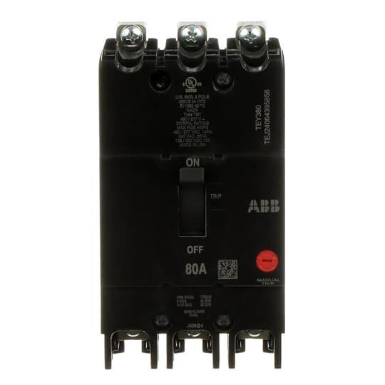 TEY380 GE 3P 480V 80A CB