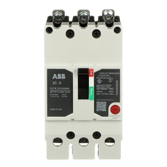 TEYD3030B GE TEYX CIRCUIT BREAKER 3P 30A 78316446174