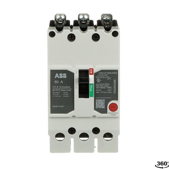 TEYD3060B GE TEYX CIRCUIT BREAKER 3P 60A 78316446179