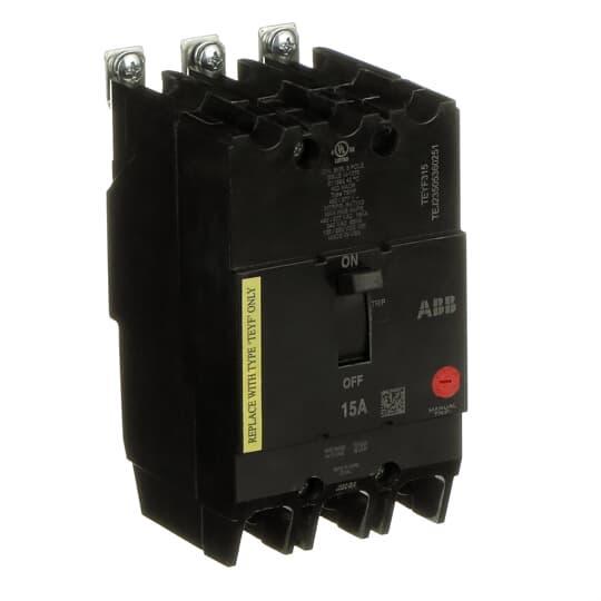 GENERAL ELECTRIC TEYF315 TEYF 3 POLE 15 AMP