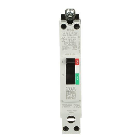 TEYH1020B GE 20A 1POLE 35KA 480/277 CKT BKR