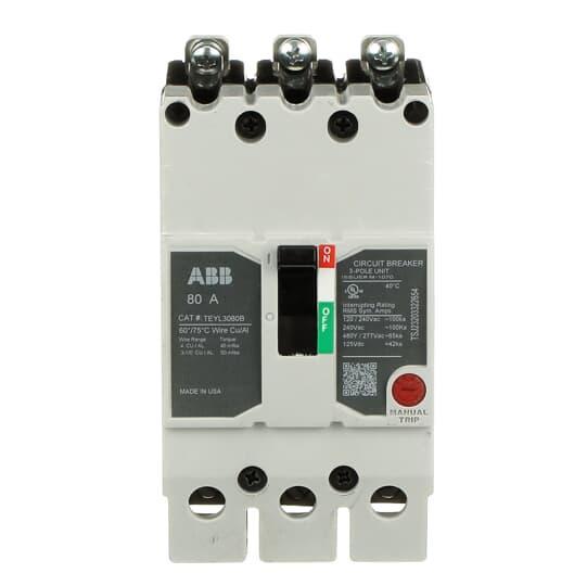 TEYL3080B GE TEYX CIRCUIT BREAKER 3P 80A