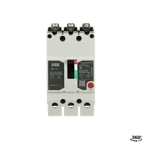 GENERAL ELECTRIC TEYL3090B 90A 3POLE 65KA 480/277 CKT BKR