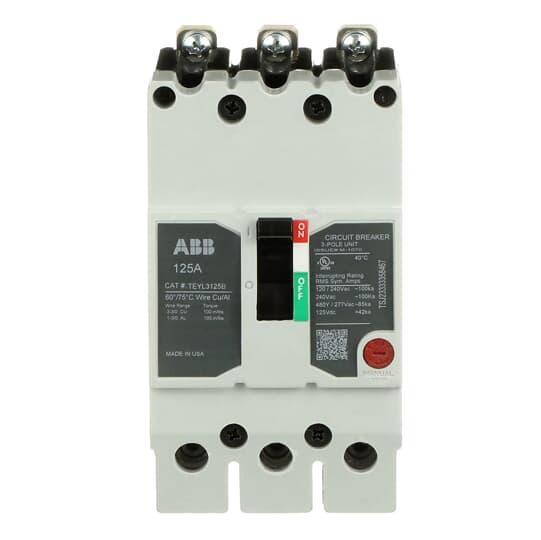 TEYL3125B GE TEYX CIRCUIT BREAKER 3P 125A