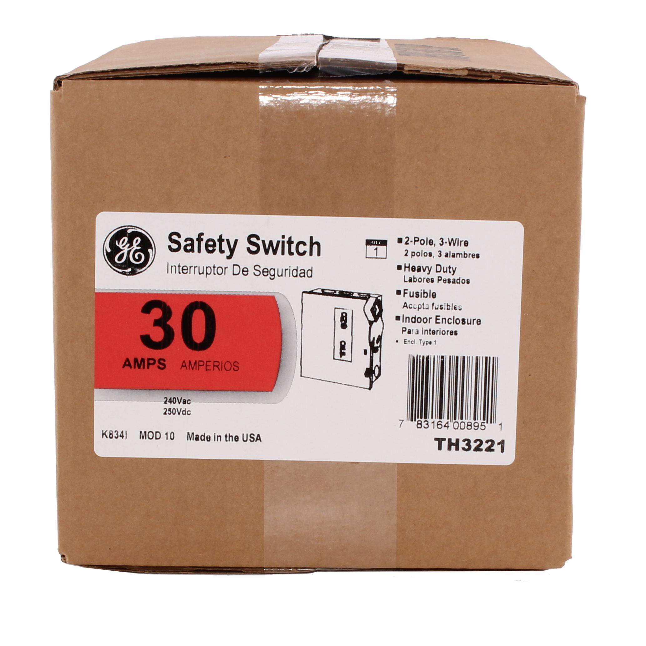 TH3221 GE 30A-240V-2P SW FUSIBLE