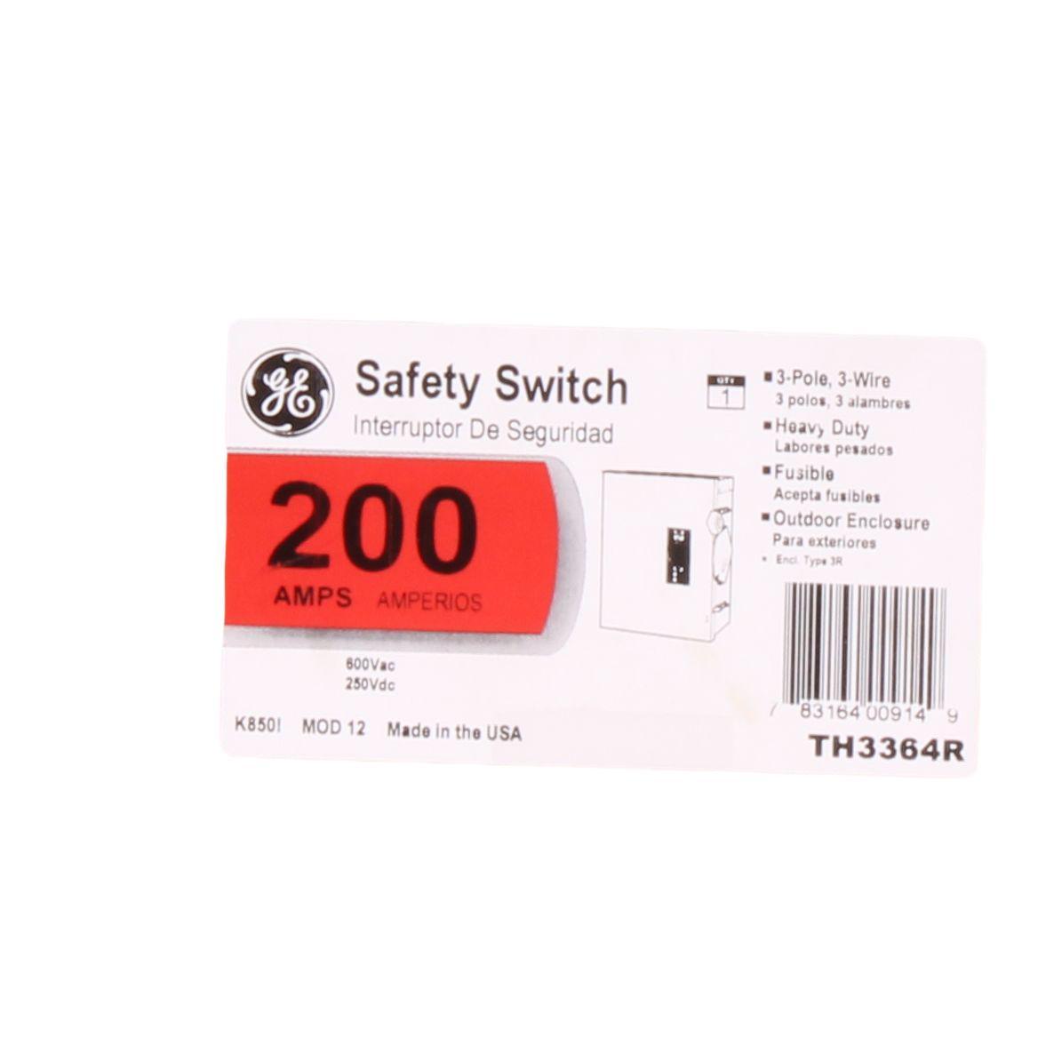 TH3364R GE H/D SAFETY SW-RT