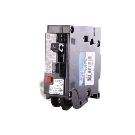 THQL1115DF GE BRKR AFCI/GFCI 15A 1P 120V 10K PLUG-IN