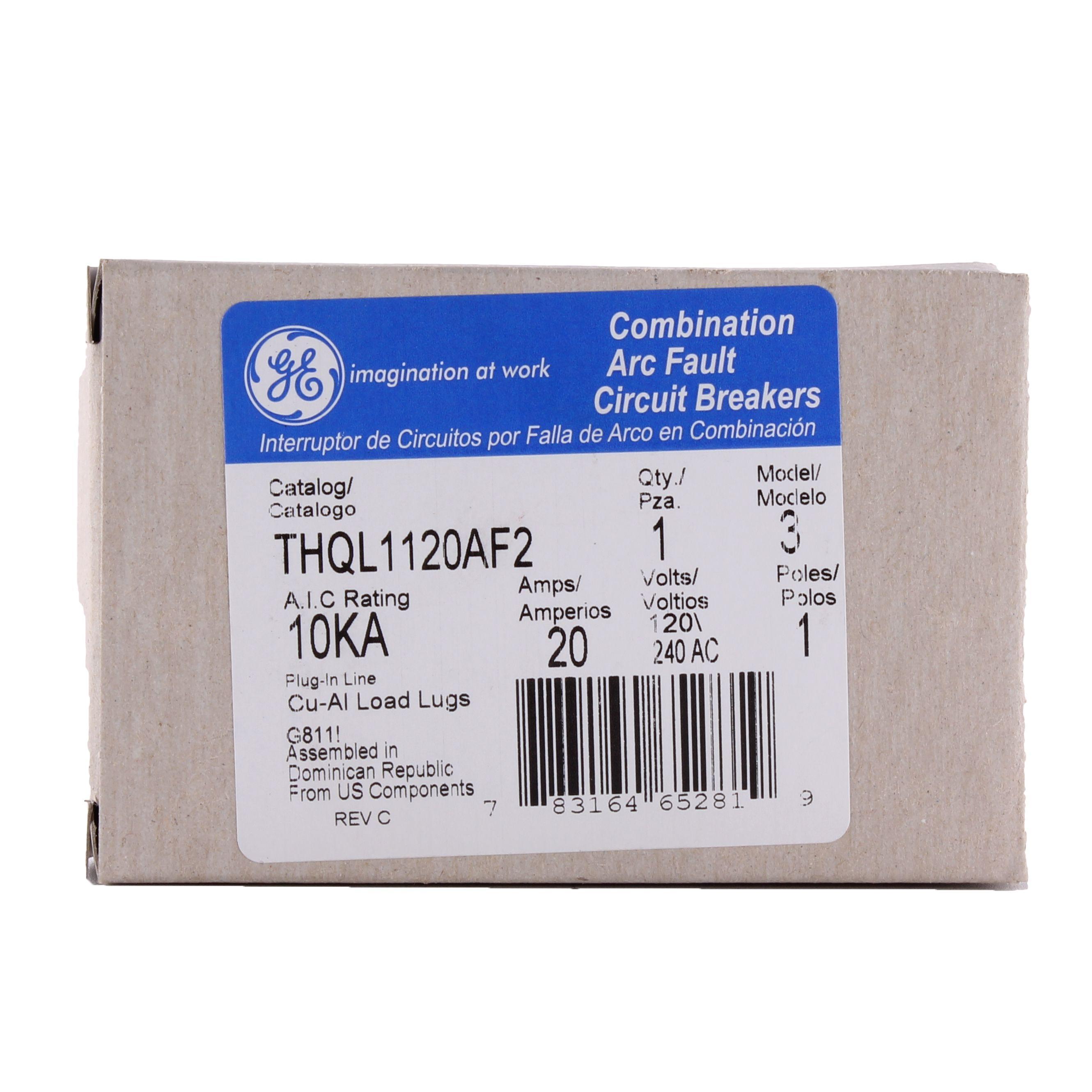 THQL1120AF2 GE 20A PLUG IN AFCI CB