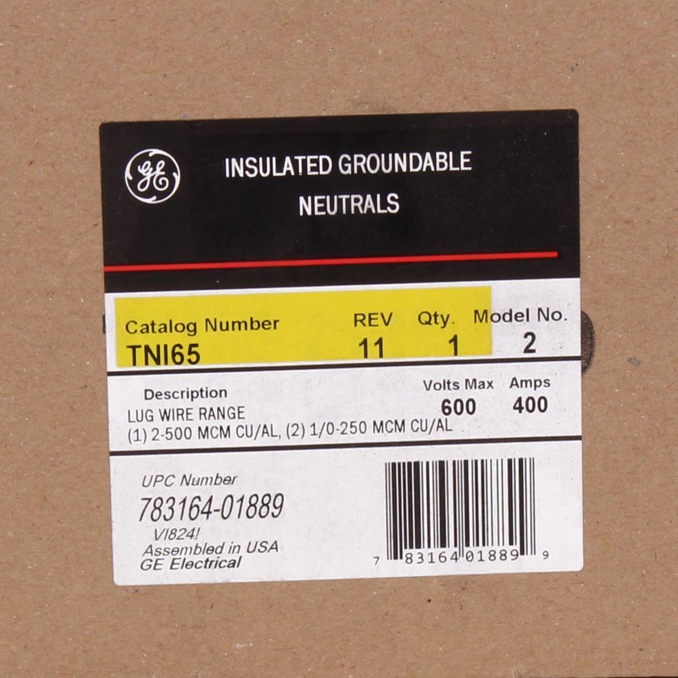TNI65 GE 400A NEUTRAL KIT