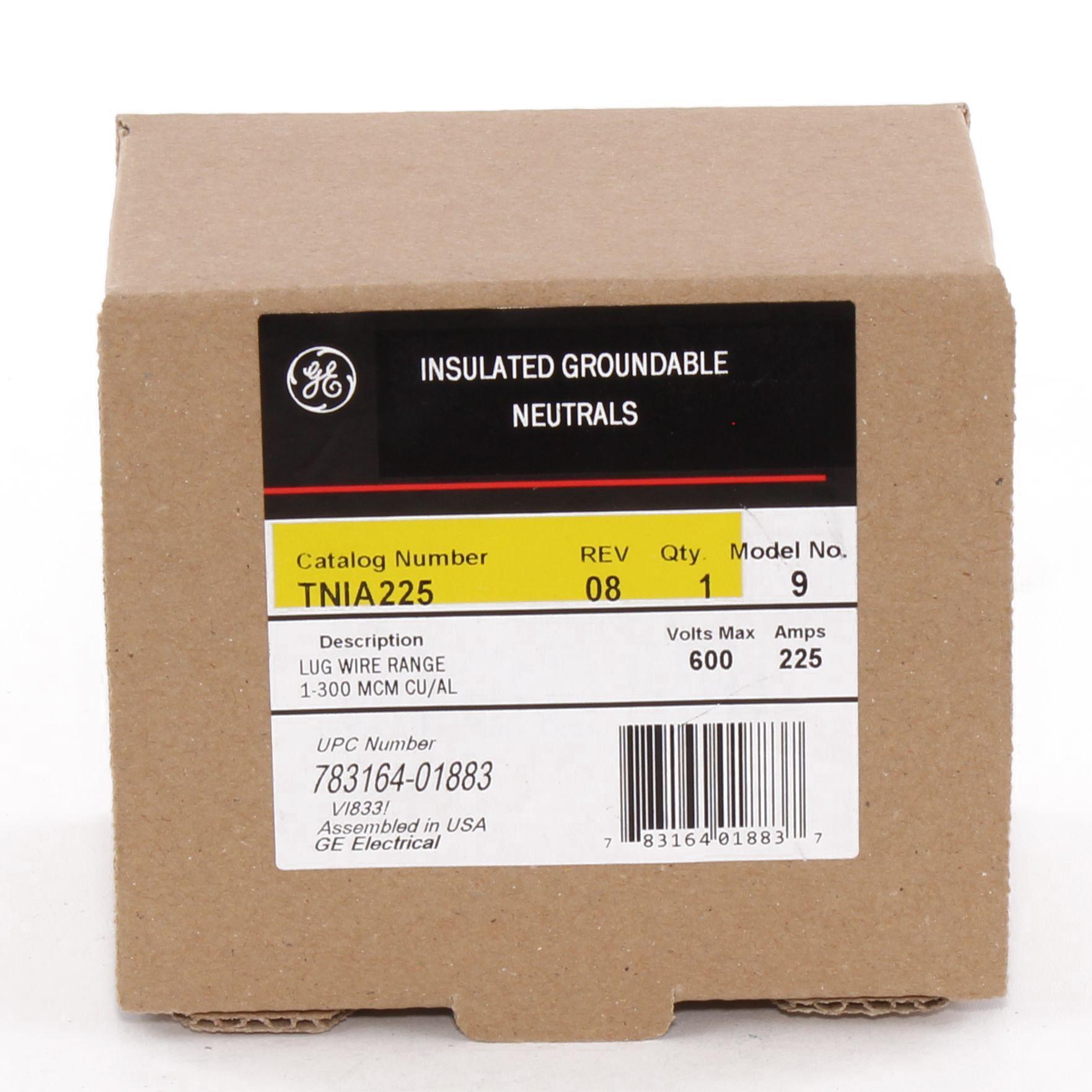 TNIA225 GE 225A-INSULATD,GROUNDBL NEUTRAL ONLY 78316401883