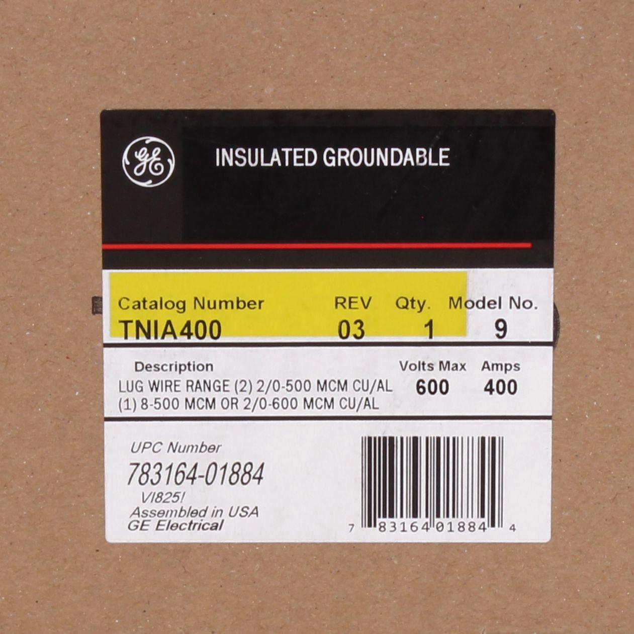 TNIA400 GE NEUTRAL BAR