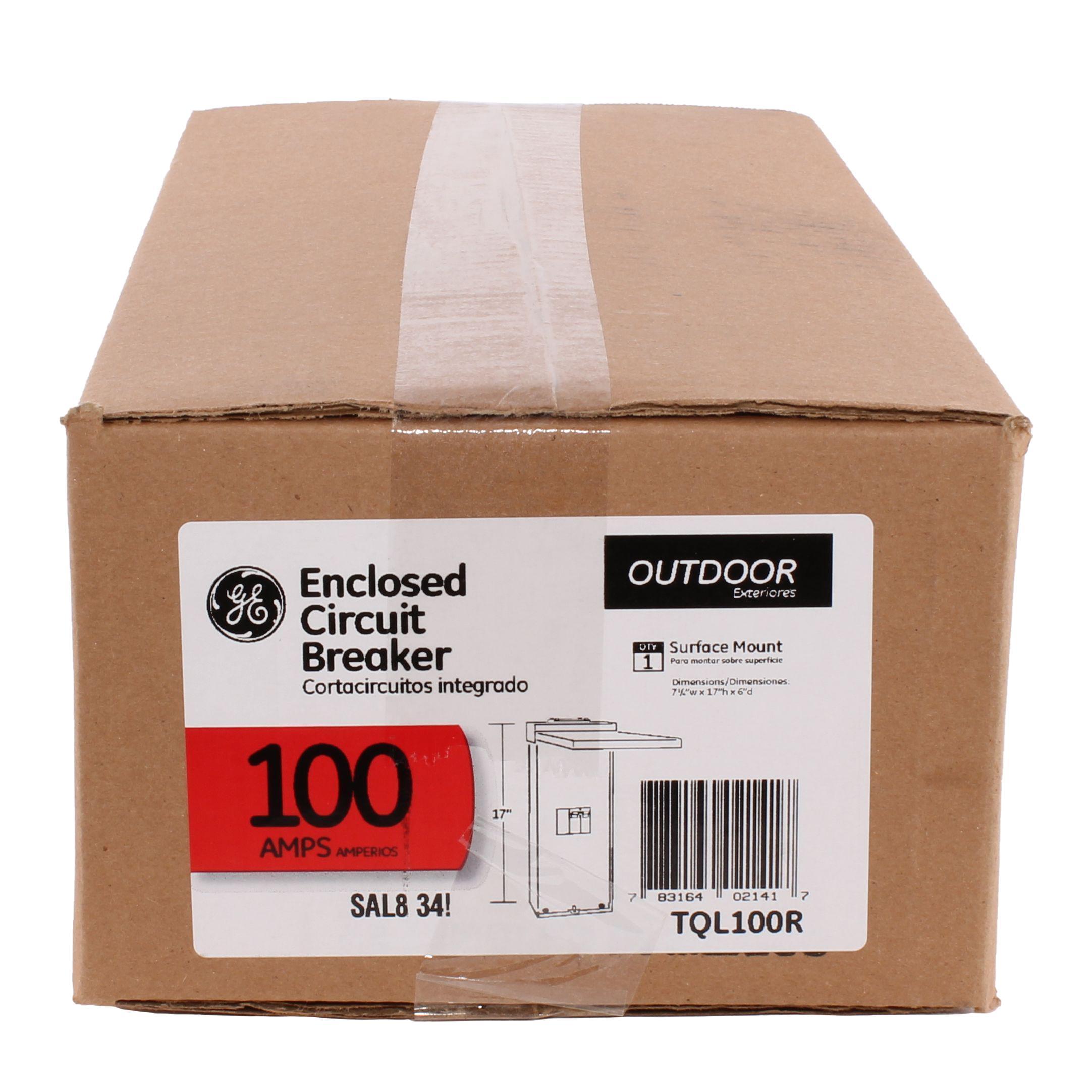 TQL100R GE 100A RT BRK ENCLOSURE 2 OR 3-POLE TYPE THQL