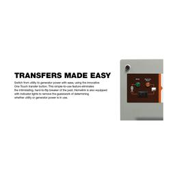 9855 GENERAC 50 AMP INDOOR GENERATOR TRANSFER SWITCH KIT FOR 10-16 CIRCUITS ALUM PIB